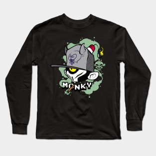 Monky smoke Long Sleeve T-Shirt